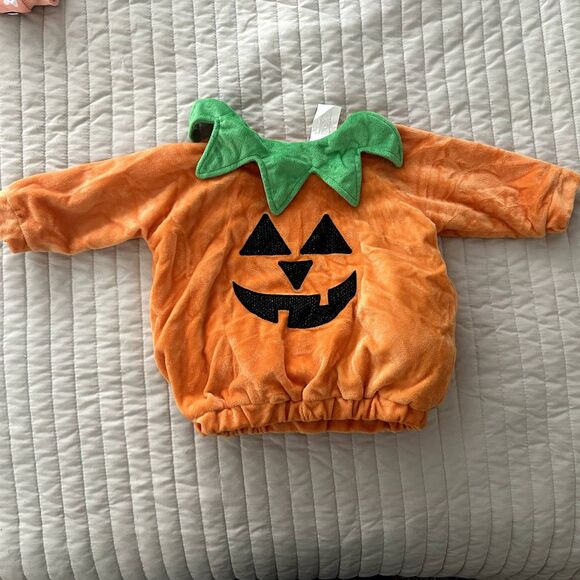 Baby Pumpkin Halloween One Piece Outfit Costume - Picture 1 of 5